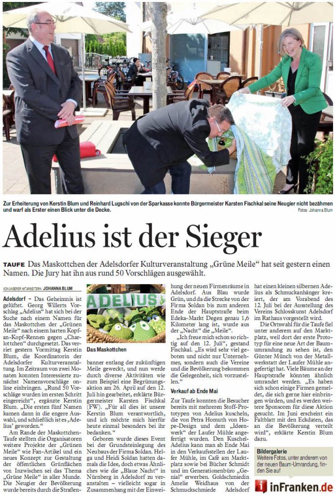 Fränkischer Tag, 21. 5. 2014